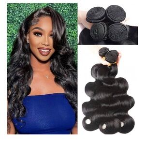 12A Human Hair Bundles 16 18 20 Inch Body Wave Bundles